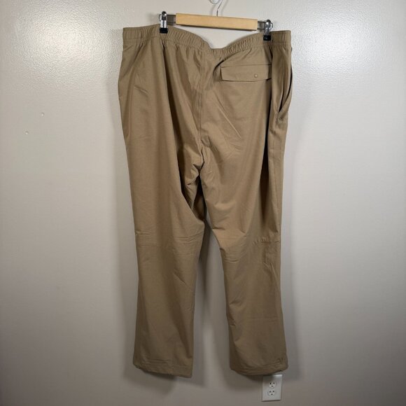 L.L.Bean Multisport Lined Pants Mens Size XXL Brown Performance Hiking Athletic - Picture 2 of 12